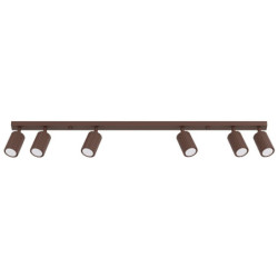 Plafonnier KARBON 6L Marron Sollux | 6 Spots GU10 Design