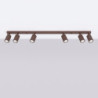 Plafonnier KARBON 6L Marron Sollux | 6 Spots GU10 Design