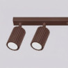 Plafonnier KARBON 6L Marron Sollux | 6 Spots GU10 Design