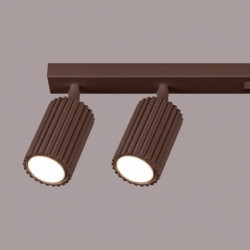 Plafonnier KARBON 6L Marron Sollux | 6 Spots GU10 Design