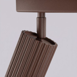 Plafonnier KARBON 6L Marron Sollux | 6 Spots GU10 Design
