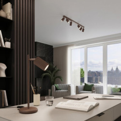 Plafonnier KARBON 6L Marron Sollux | 6 Spots GU10 Design