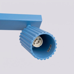 Plafonnier KARBON 2 Bleu Ciel Sollux | Spot GU10 Design