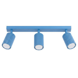 Plafonnier KARBON 3L Bleu Ciel Sollux | 3 Spots GU10