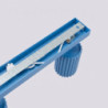 Plafonnier KARBON 3L Bleu Ciel Sollux | 3 Spots GU10