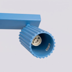 Plafonnier KARBON 3L Bleu Ciel Sollux | 3 Spots GU10