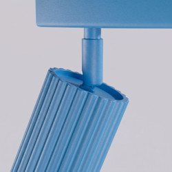Plafonnier KARBON 6L Bleu Ciel Sollux | 6 Spots GU10