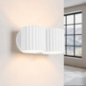 Applique AURA 2 blanche G9