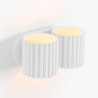 Applique AURA 2 blanche G9