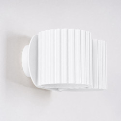Applique AURA 2 blanche G9