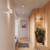 Applique AURA 2 blanche G9