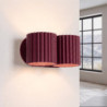 Applique AURA 2 Bordeaux G9 | Sollux