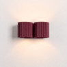Applique AURA 2 Bordeaux G9 | Sollux
