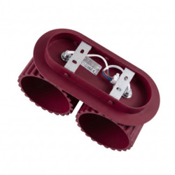 Applique AURA 2 Bordeaux G9 | Sollux