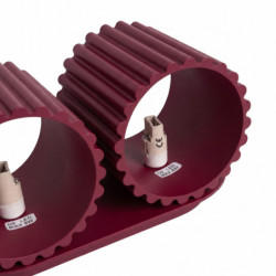 Applique AURA 2 Bordeaux G9 | Sollux