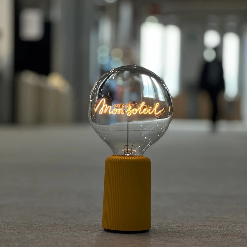 Ampoule Mon Soleil – MITB Portable® – Message lumineux ambre