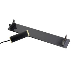 Support Ampoule Message InThe Tube en Acrylique noir