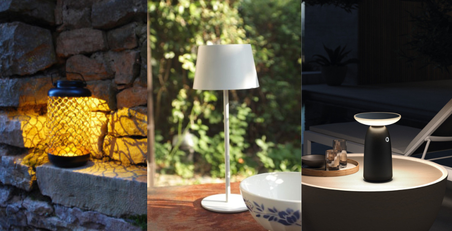 tendance : lampes nomades solaire à poser