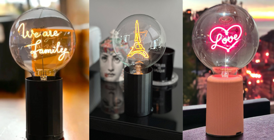 tendance : lampes nomades MITB portable